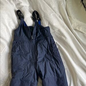 L.L. Bean Kids Dark Blue Overall Snow Pants